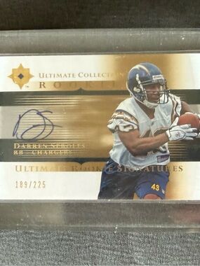Darren Sproles Autographed Numbered Ultimate Collection Upper Deck Rookie Card